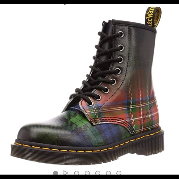- Dr. Martens 1460 Tartan Red Stewart Plaid … - Picture 8 of 10